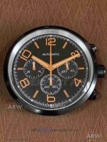 AAA Montblanc Black Face Orange Arabic Numerals 33cm Wall Clock - Secure Payment